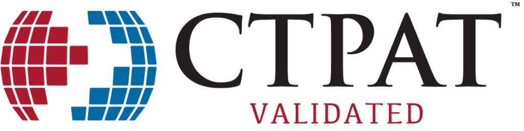 C-TPAT validated certification logo.